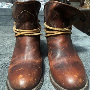 Freebird Casey Distressed Brown Leather Western Boots